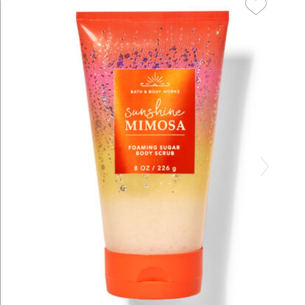 Bath and body works SUNSHINE MIMOSA FOAMING SUGAR BODY SCRUB
